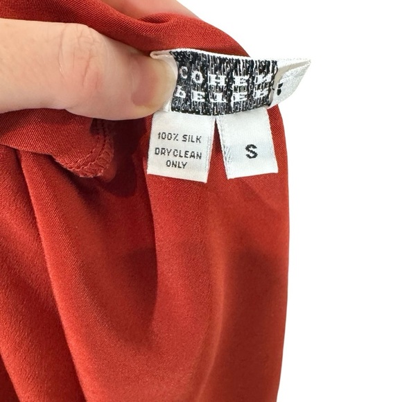 PETER COHEN 100% Silk Midi Slip Dress in Rust PLEASE READ - Picture 10 of 10